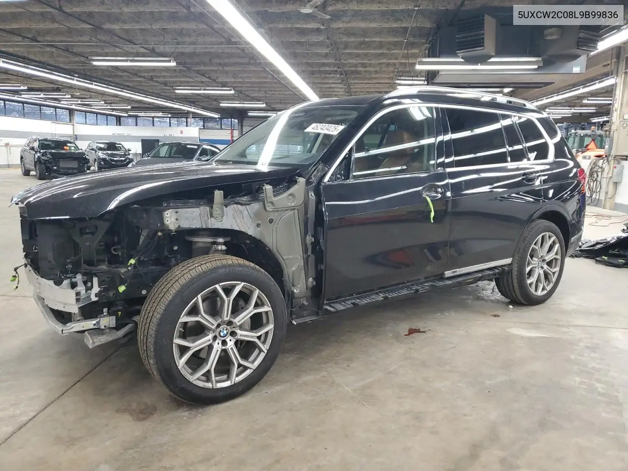 2020 BMW X7 xDrive40I VIN: 5UXCW2C08L9B99836 Lot: 46243425