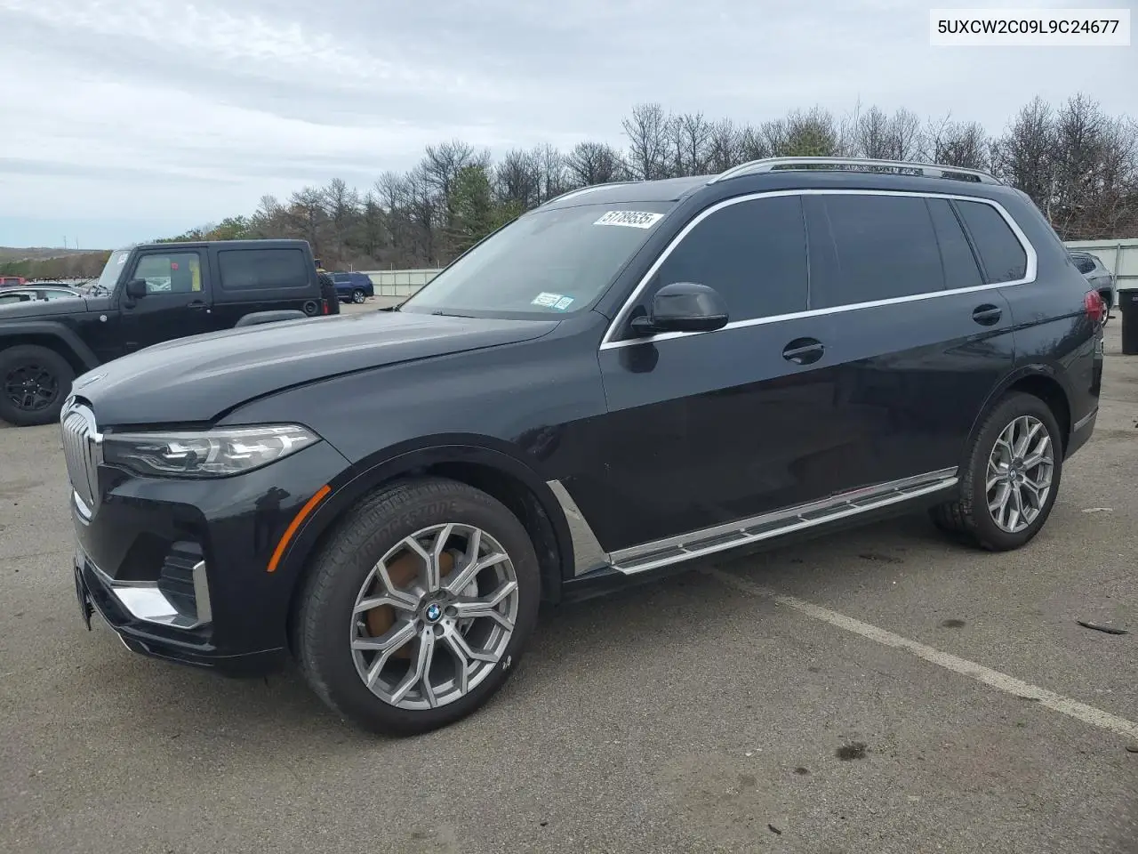 2020 BMW X7 xDrive40I VIN: 5UXCW2C09L9C24677 Lot: 51789535