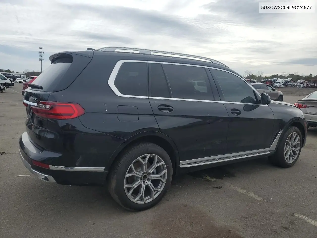 2020 BMW X7 xDrive40I VIN: 5UXCW2C09L9C24677 Lot: 51789535