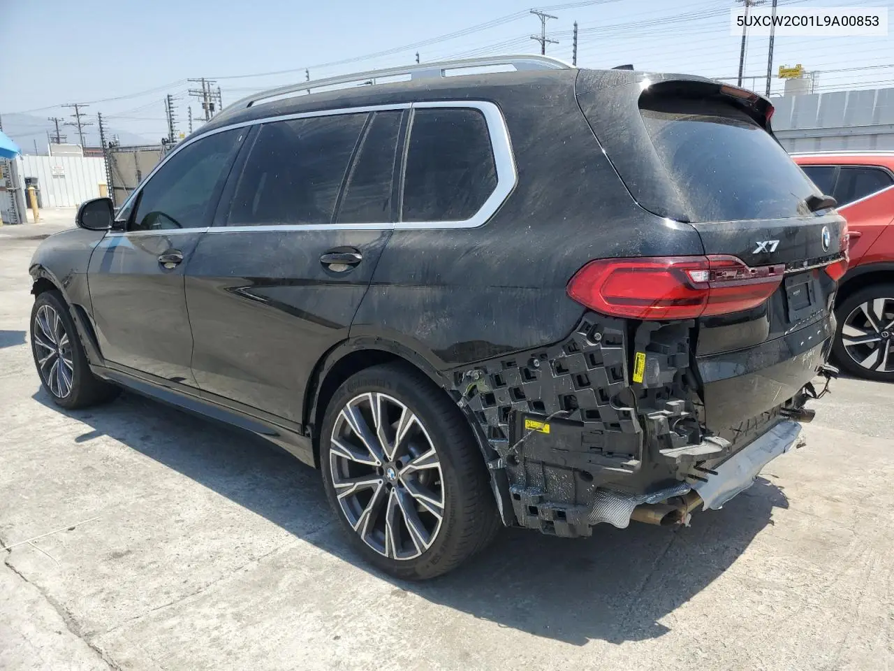 2020 BMW X7 xDrive40I VIN: 5UXCW2C01L9A00853 Lot: 61091135