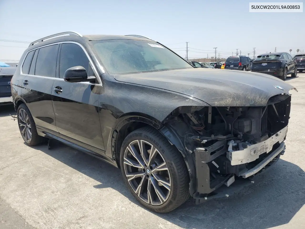 2020 BMW X7 xDrive40I VIN: 5UXCW2C01L9A00853 Lot: 61091135