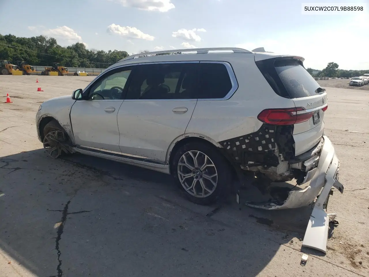 2020 BMW X7 xDrive40I VIN: 5UXCW2C07L9B88598 Lot: 62008025