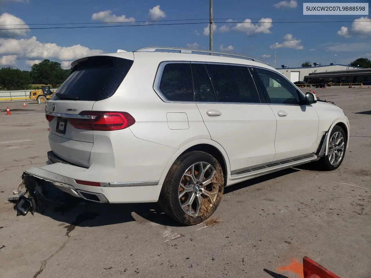 2020 BMW X7 xDrive40I VIN: 5UXCW2C07L9B88598 Lot: 62008025