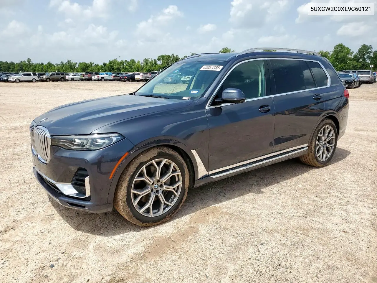 2020 BMW X7 xDrive40I VIN: 5UXCW2C0XL9C60121 Lot: 62057235