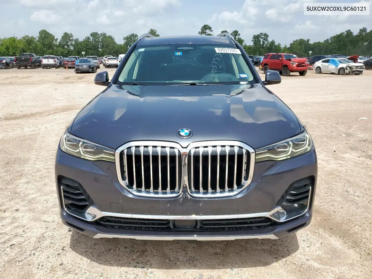 2020 BMW X7 xDrive40I VIN: 5UXCW2C0XL9C60121 Lot: 62057235