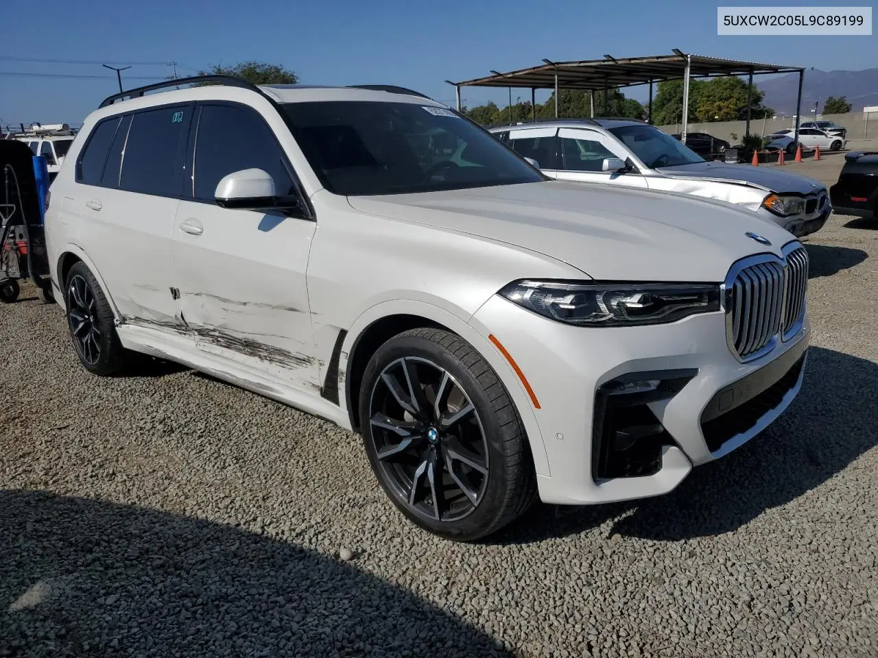 2020 BMW X7 xDrive40I VIN: 5UXCW2C05L9C89199 Lot: 62577455
