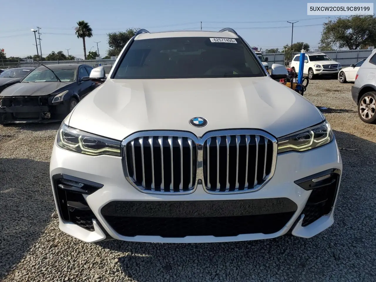 2020 BMW X7 xDrive40I VIN: 5UXCW2C05L9C89199 Lot: 62577455