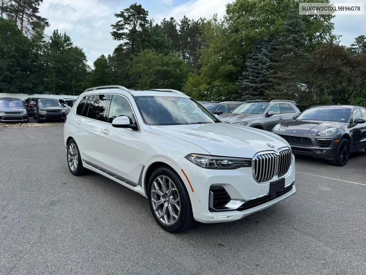 2020 BMW X7 xDrive40I VIN: 5UXCW2C0XL9B96078 Lot: 65096015
