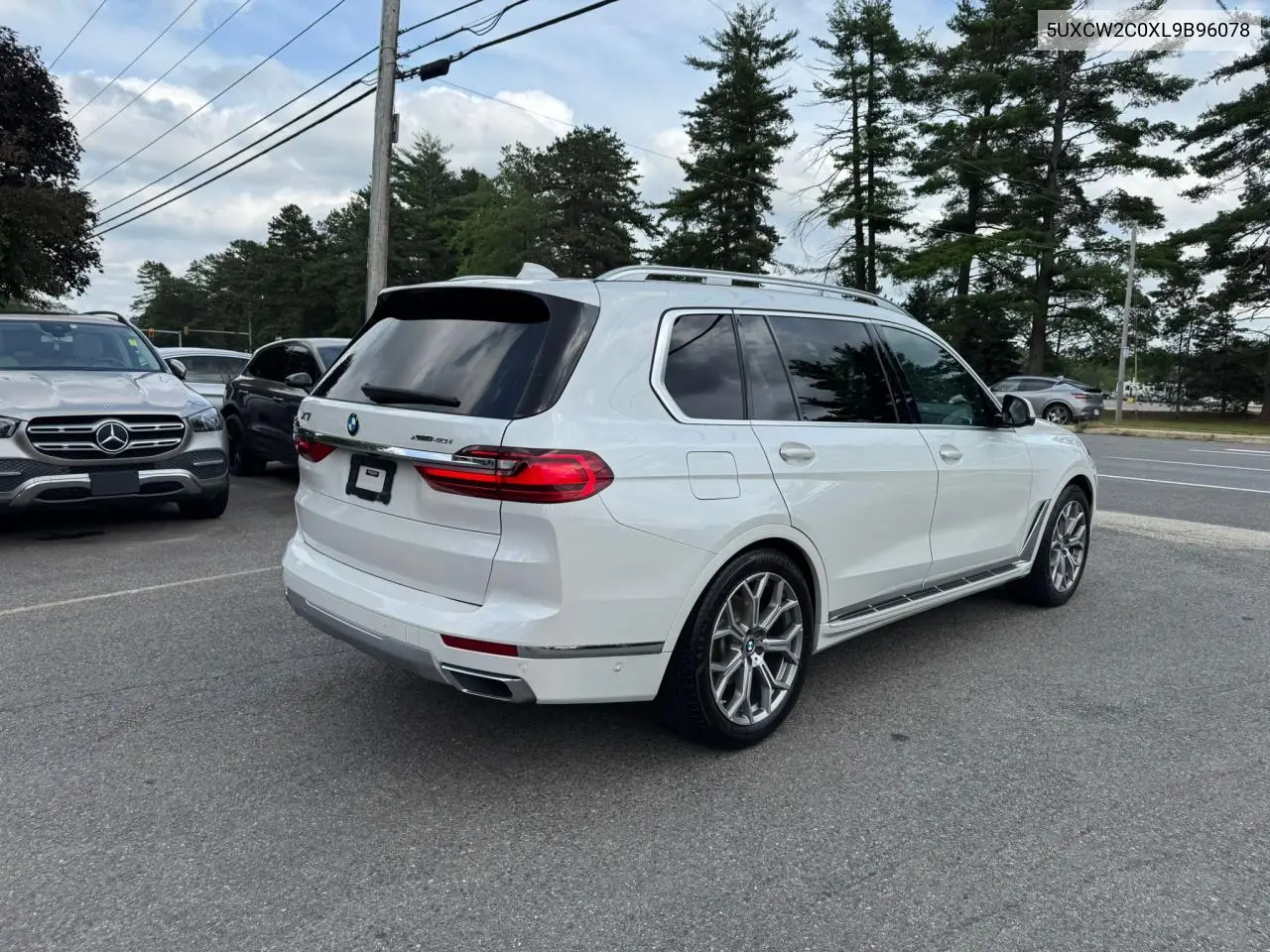 2020 BMW X7 xDrive40I VIN: 5UXCW2C0XL9B96078 Lot: 65096015