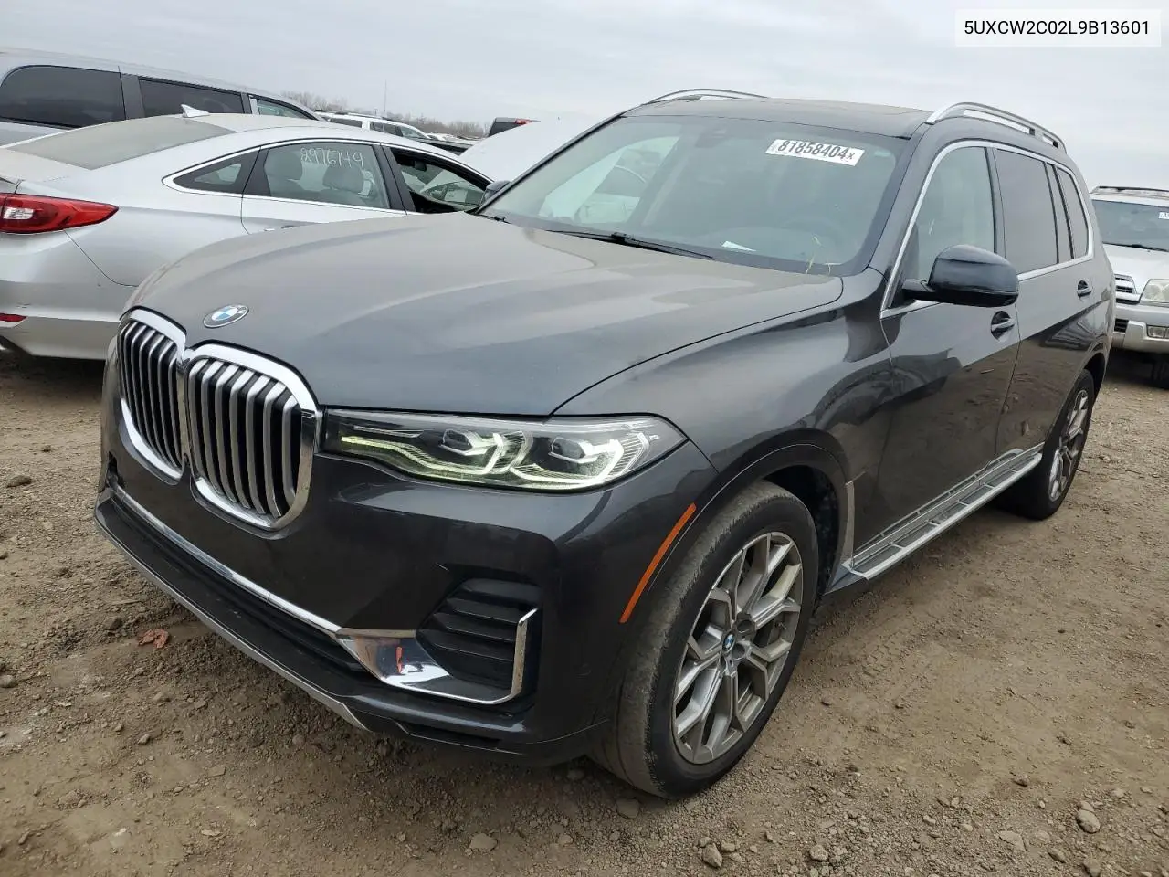 2020 BMW X7 xDrive40I VIN: 5UXCW2C02L9B13601 Lot: 81858404
