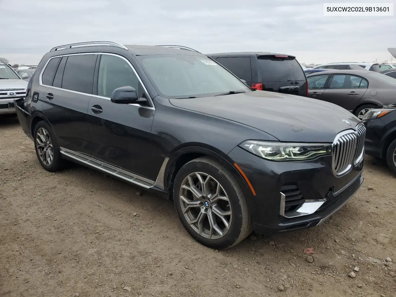 2020 BMW X7 xDrive40I VIN: 5UXCW2C02L9B13601 Lot: 81858404