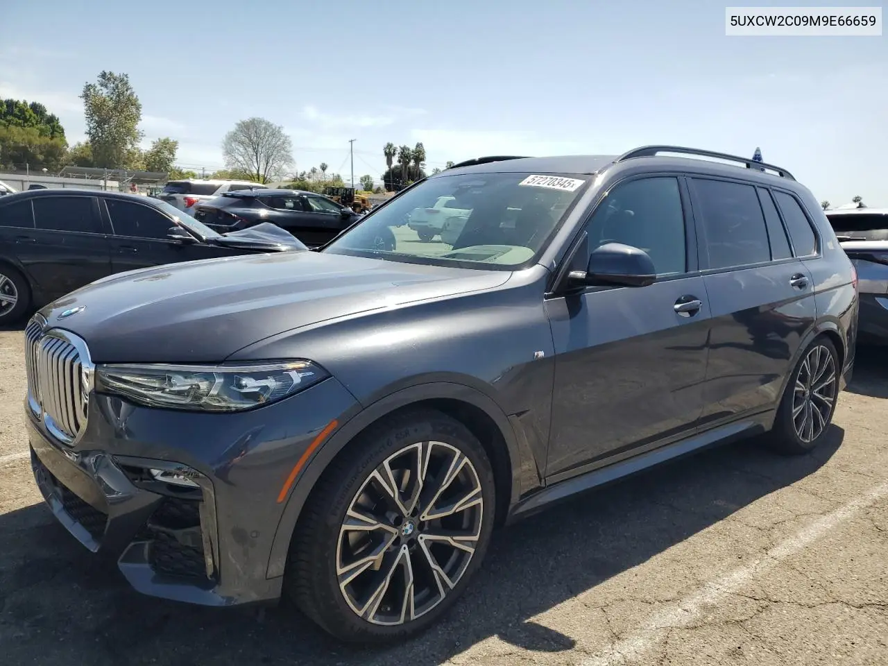 2021 BMW X7 xDrive40I VIN: 5UXCW2C09M9E66659 Lot: 57270345