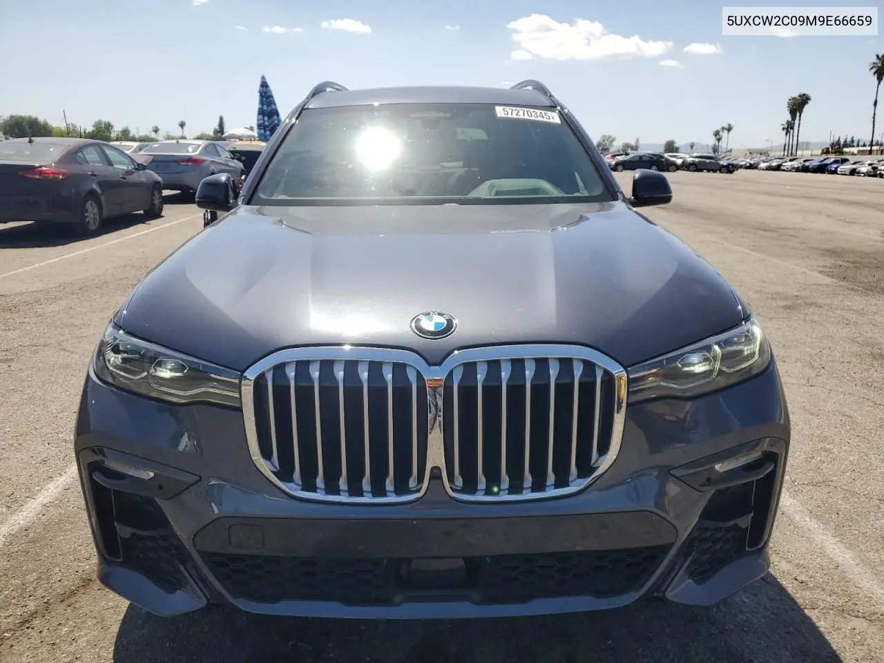 2021 BMW X7 xDrive40I VIN: 5UXCW2C09M9E66659 Lot: 57270345