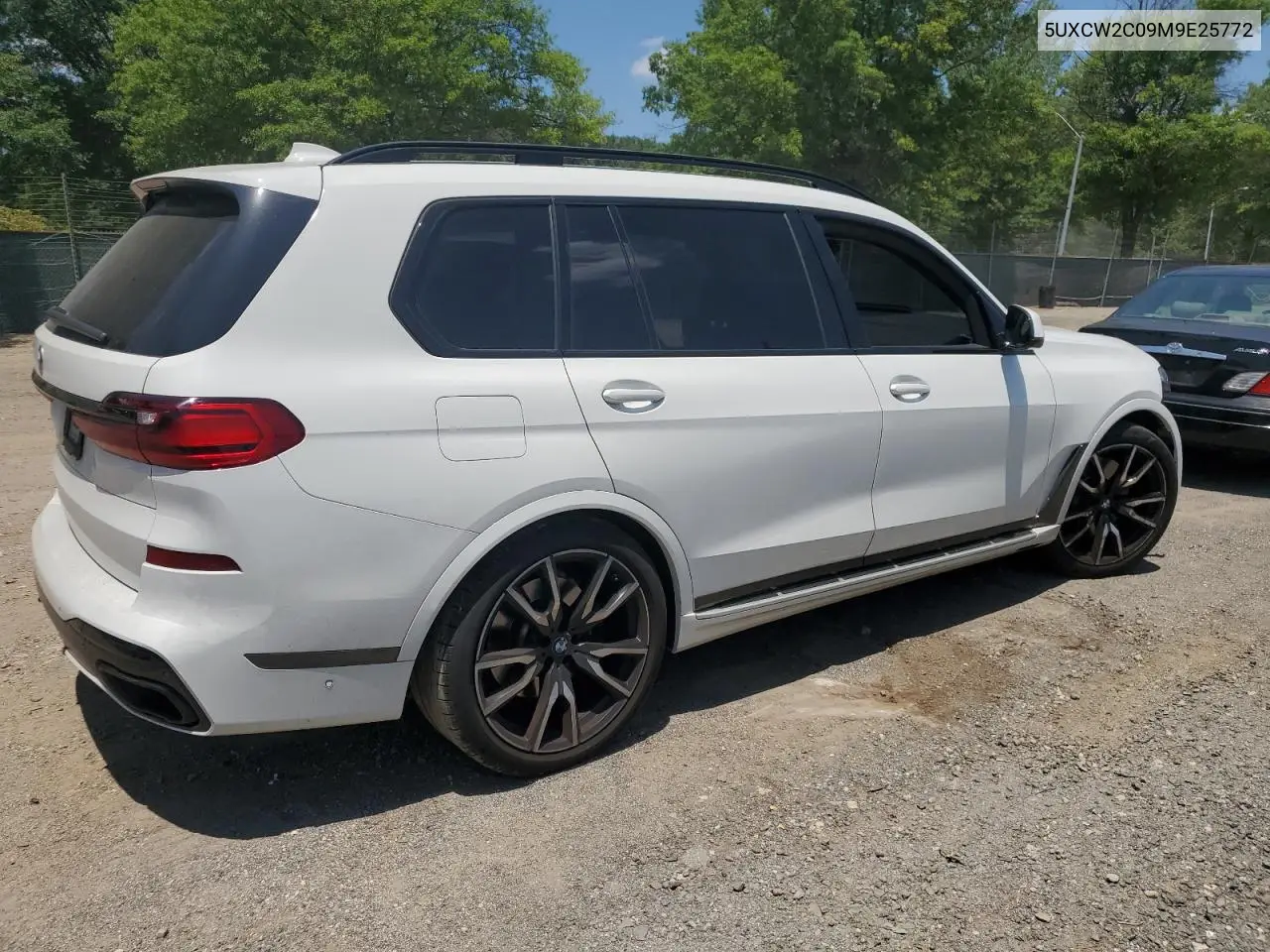 2021 BMW X7 xDrive40I VIN: 5UXCW2C09M9E25772 Lot: 61609835
