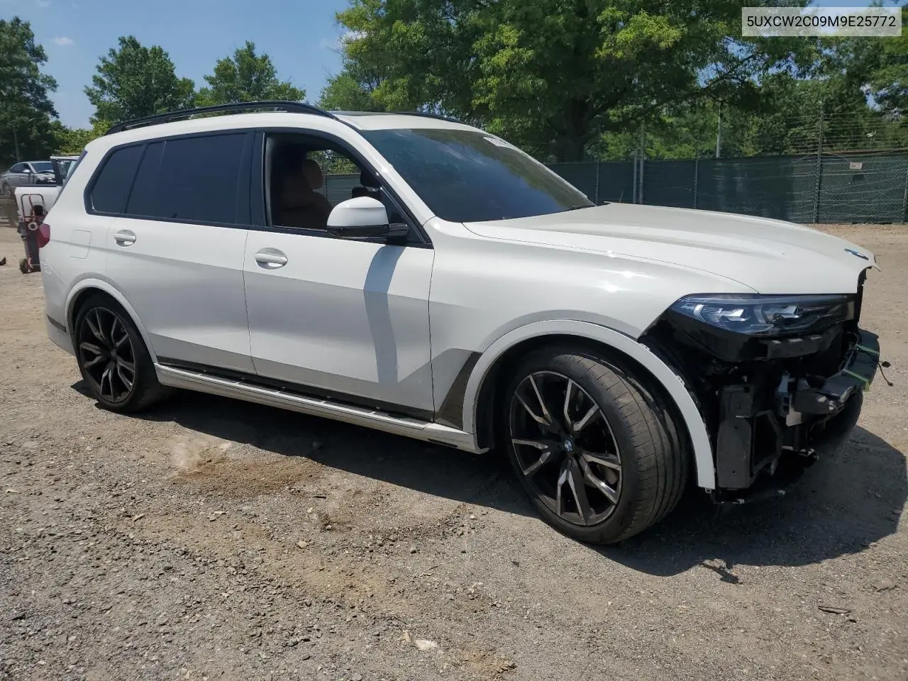 2021 BMW X7 xDrive40I VIN: 5UXCW2C09M9E25772 Lot: 61609835