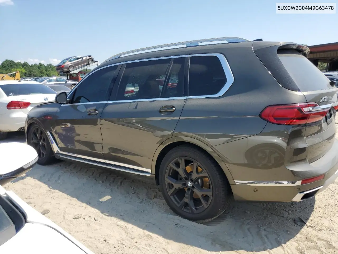 2021 BMW X7 xDrive40I VIN: 5UXCW2C04M9G63478 Lot: 61693014