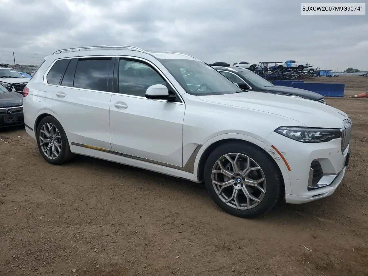 2021 BMW X7 xDrive40I VIN: 5UXCW2C07M9G90741 Lot: 61795055