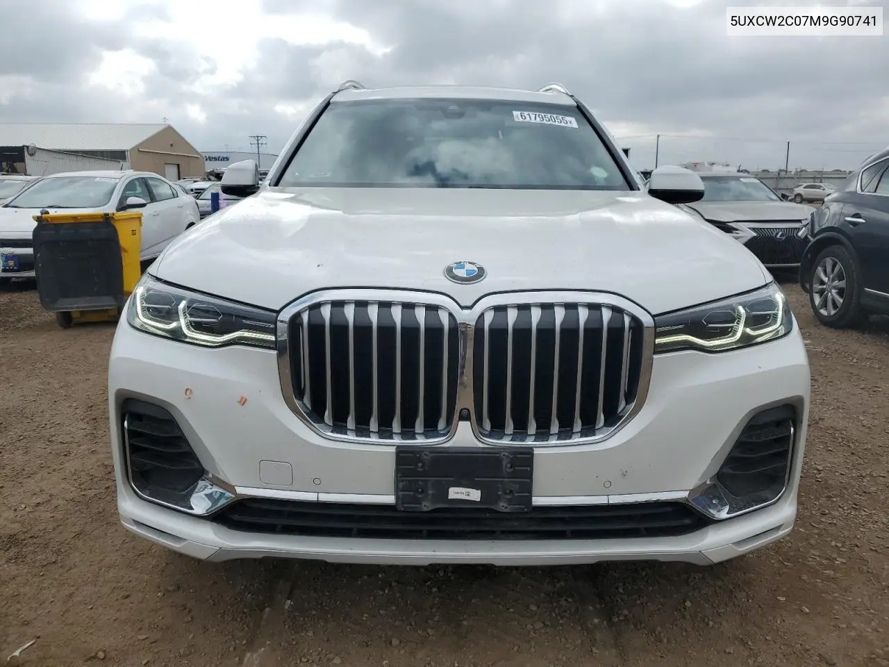 2021 BMW X7 xDrive40I VIN: 5UXCW2C07M9G90741 Lot: 61795055