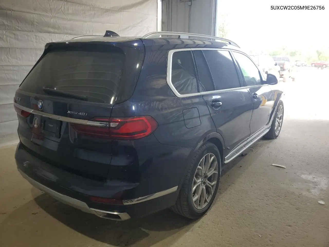 2021 BMW X7 xDrive40I VIN: 5UXCW2C05M9E26756 Lot: 61910435