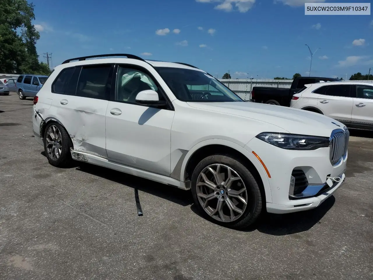 2021 BMW X7 xDrive40I VIN: 5UXCW2C03M9F10347 Lot: 62264675