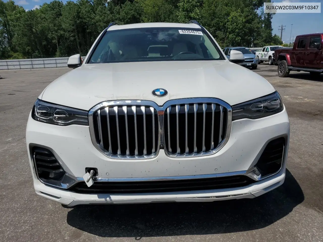 2021 BMW X7 xDrive40I VIN: 5UXCW2C03M9F10347 Lot: 62264675