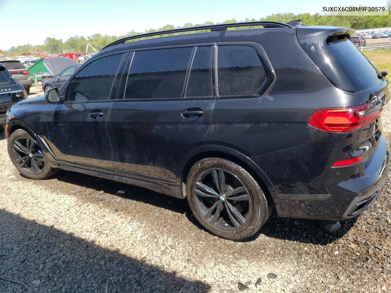 2021 BMW X7 M50I VIN: 5UXCX6C08M9F30579 Lot: 63227145