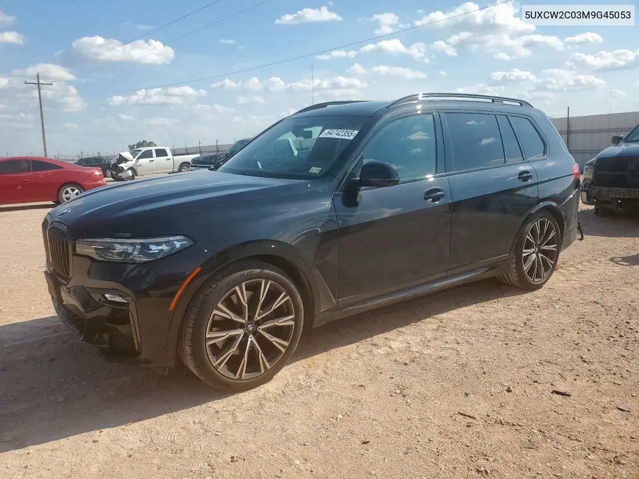 2021 BMW X7 xDrive40I VIN: 5UXCW2C03M9G45053 Lot: 64742355