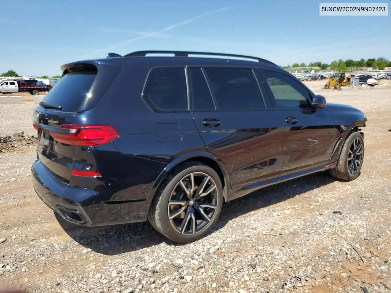 2022 BMW X7 xDrive40I VIN: 5UXCW2C02N9N07423 Lot: 51955365