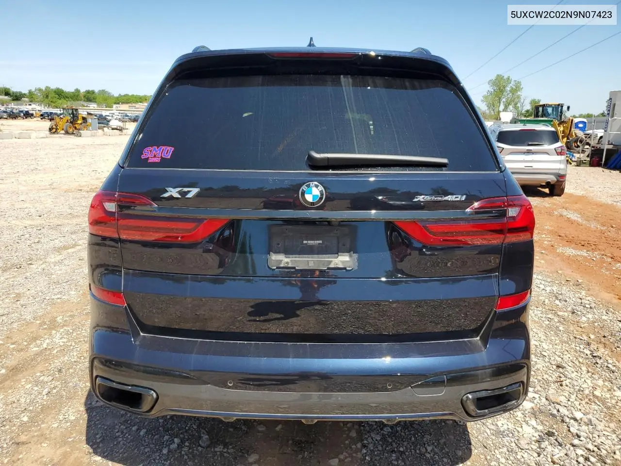 2022 BMW X7 xDrive40I VIN: 5UXCW2C02N9N07423 Lot: 51955365