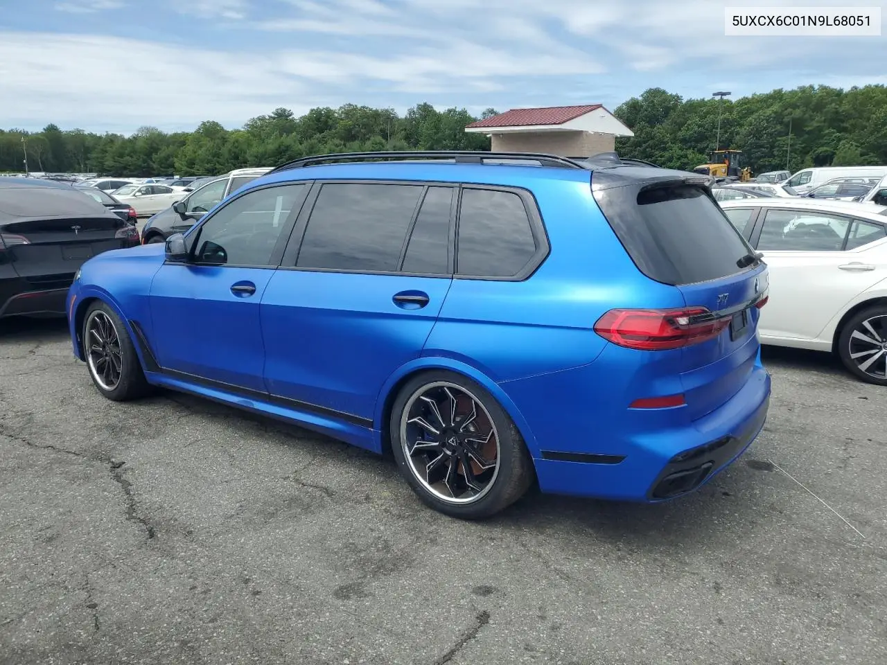 2022 BMW X7 M50I VIN: 5UXCX6C01N9L68051 Lot: 59280595