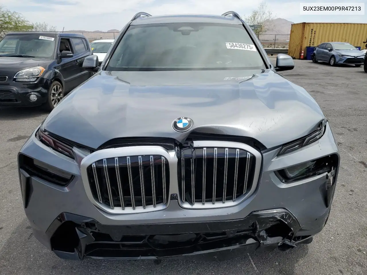 2023 BMW X7 xDrive40I VIN: 5UX23EM00P9R47213 Lot: 58436275
