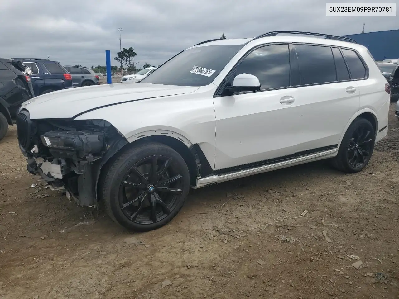 2023 BMW X7 xDrive40I VIN: 5UX23EM09P9R70781 Lot: 65065255