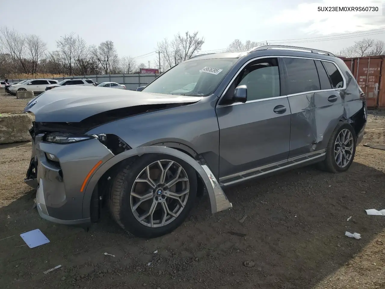 2024 BMW X7 xDrive40I VIN: 5UX23EM0XR9S60730 Lot: 49636395