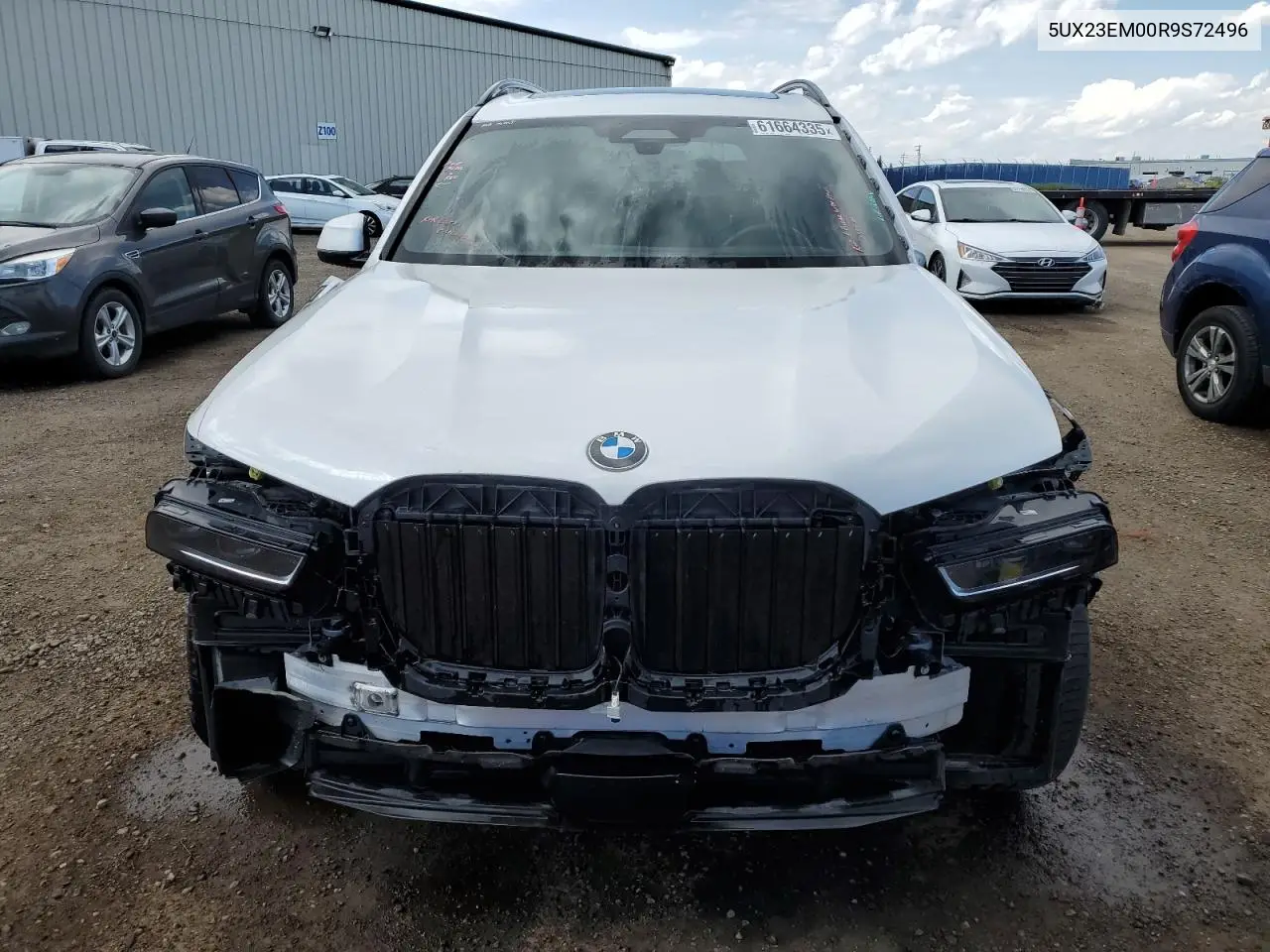 2024 BMW X7 xDrive40I VIN: 5UX23EM00R9S72496 Lot: 61664335