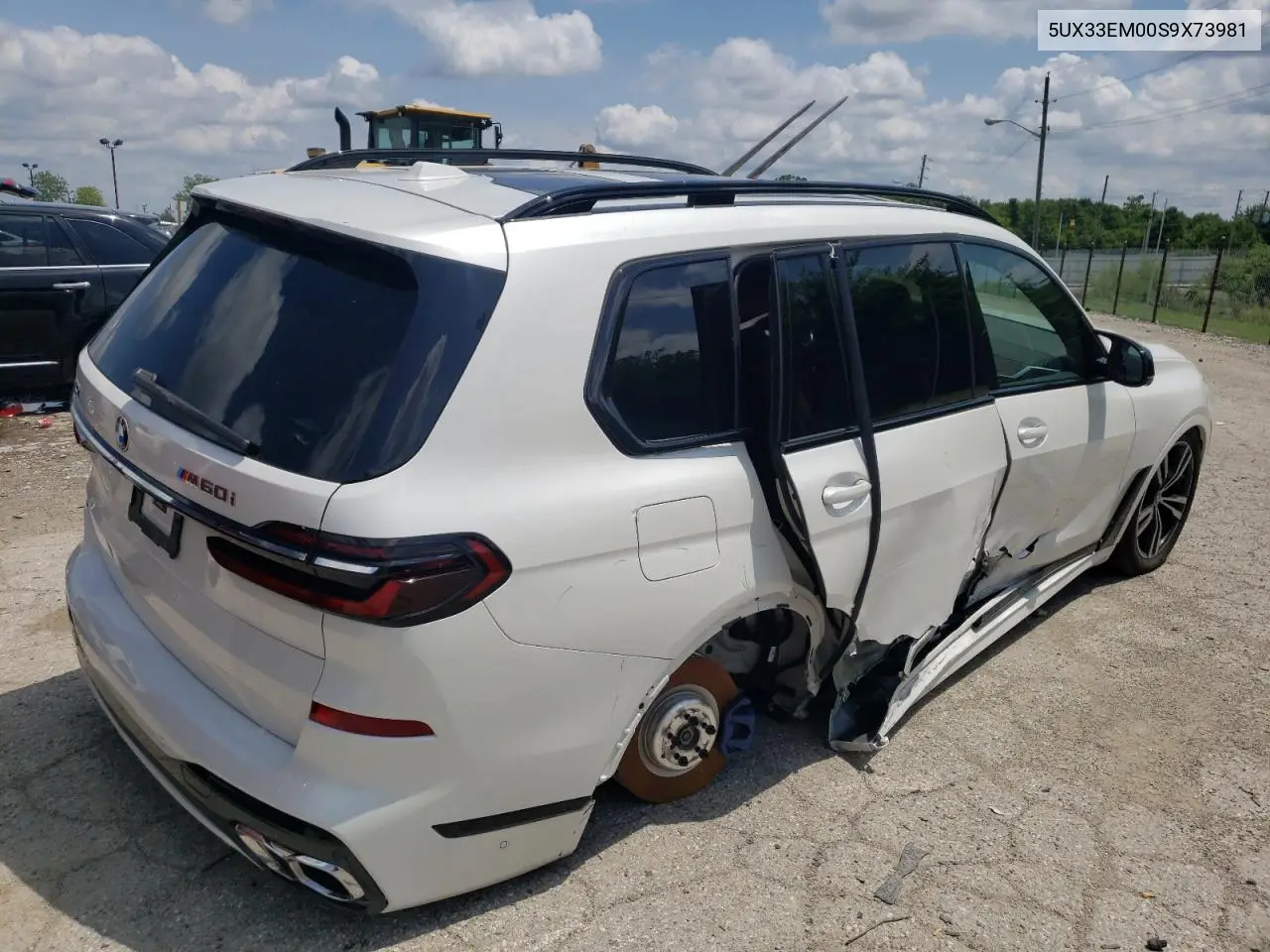 2025 BMW X7 M60I VIN: 5UX33EM00S9X73981 Lot: 65212425