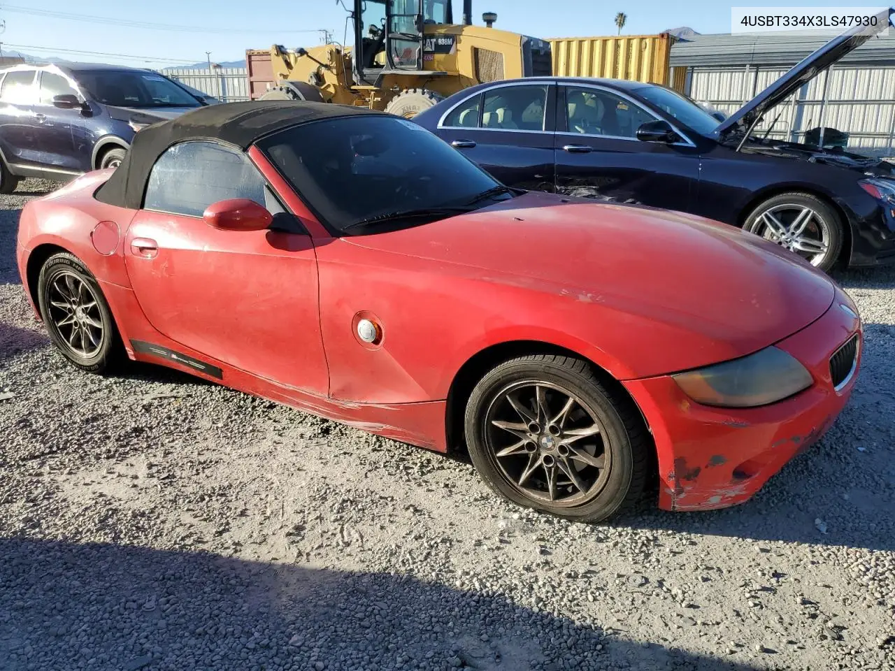 2003 BMW Z4 2.5 VIN: 4USBT334X3LS47930 Lot: 46710445