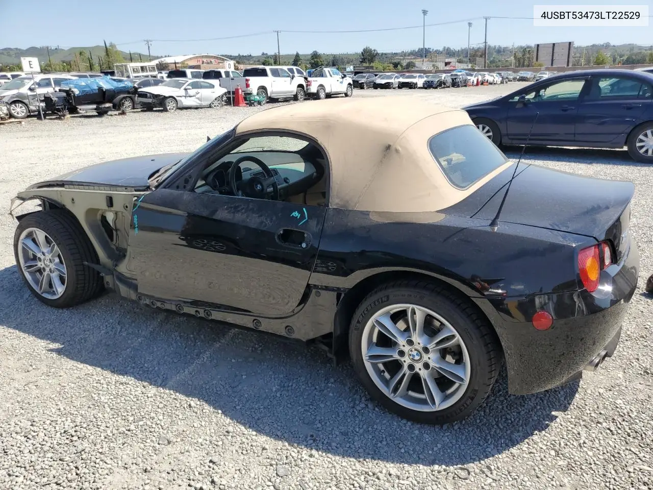 2003 BMW Z4 3.0 VIN: 4USBT53473LT22529 Lot: 50954865