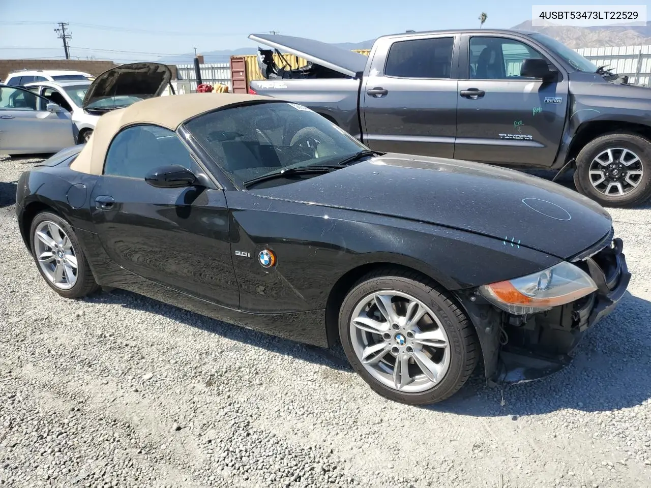 2003 BMW Z4 3.0 VIN: 4USBT53473LT22529 Lot: 50954865