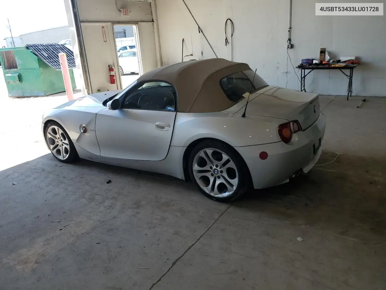 2003 BMW Z4 3.0 VIN: 4USBT53433LU01728 Lot: 54737015