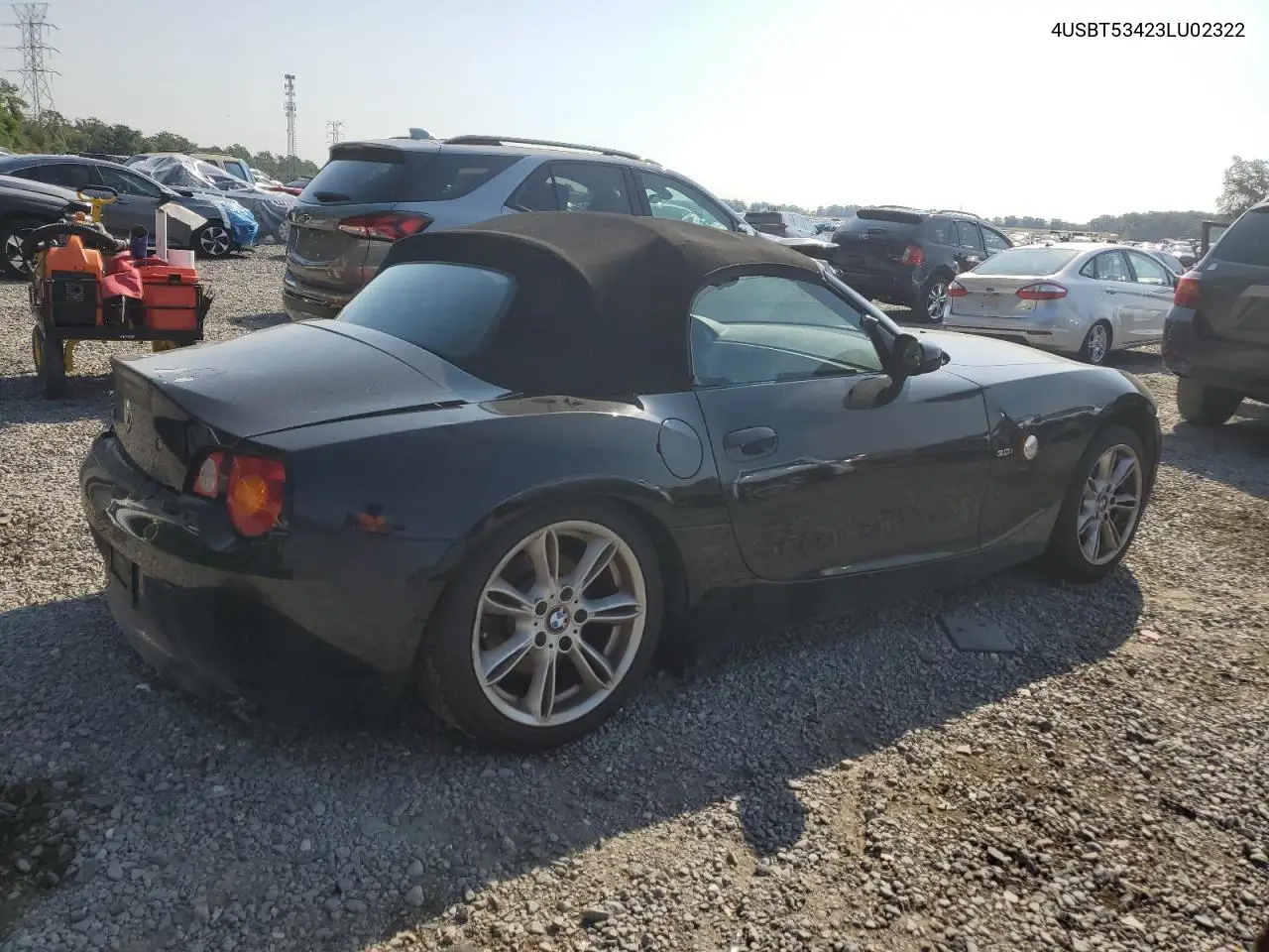 2003 BMW Z4 3.0 VIN: 4USBT53423LU02322 Lot: 55458375