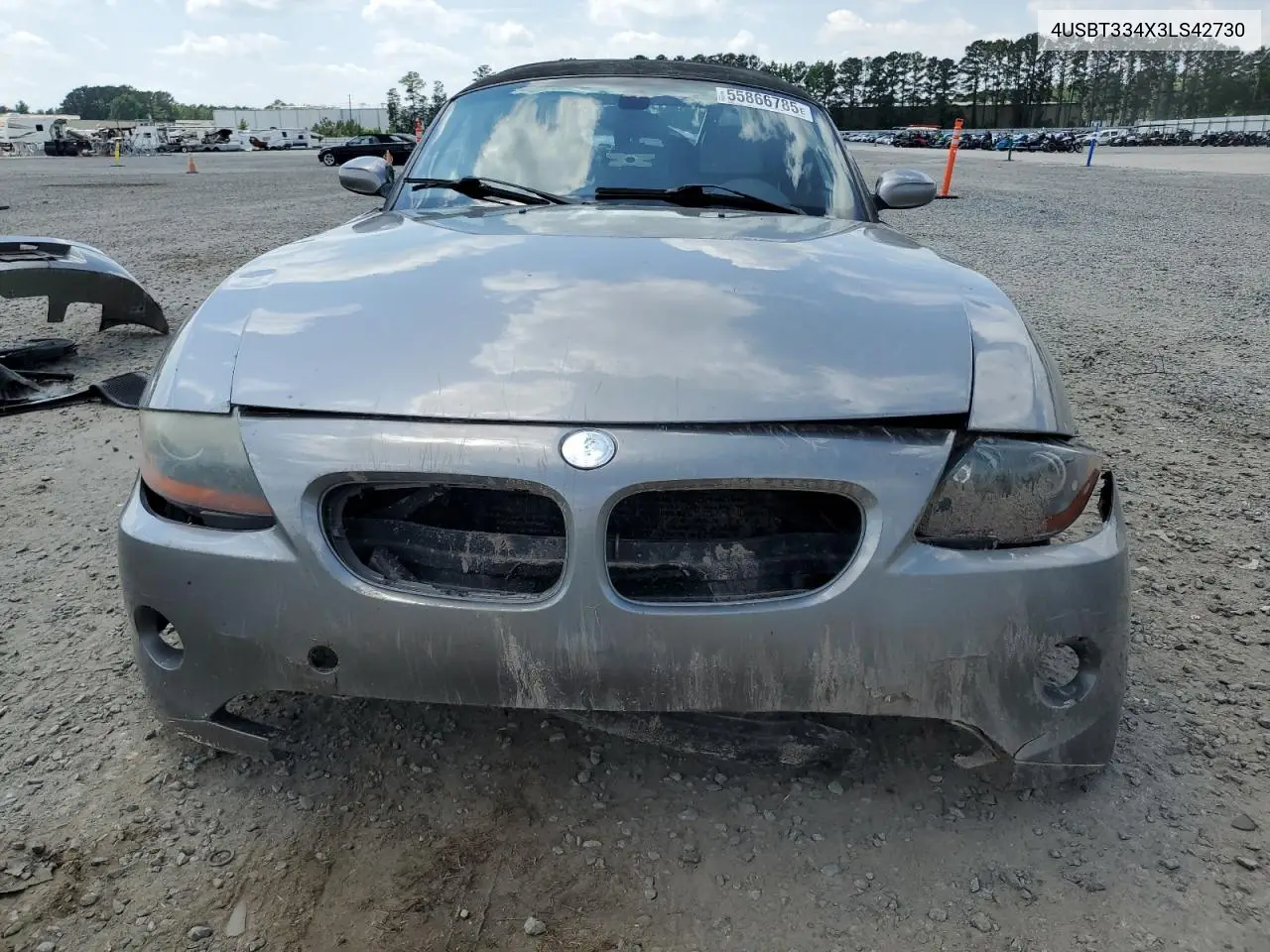 2003 BMW Z4 2.5 VIN: 4USBT334X3LS42730 Lot: 55866785