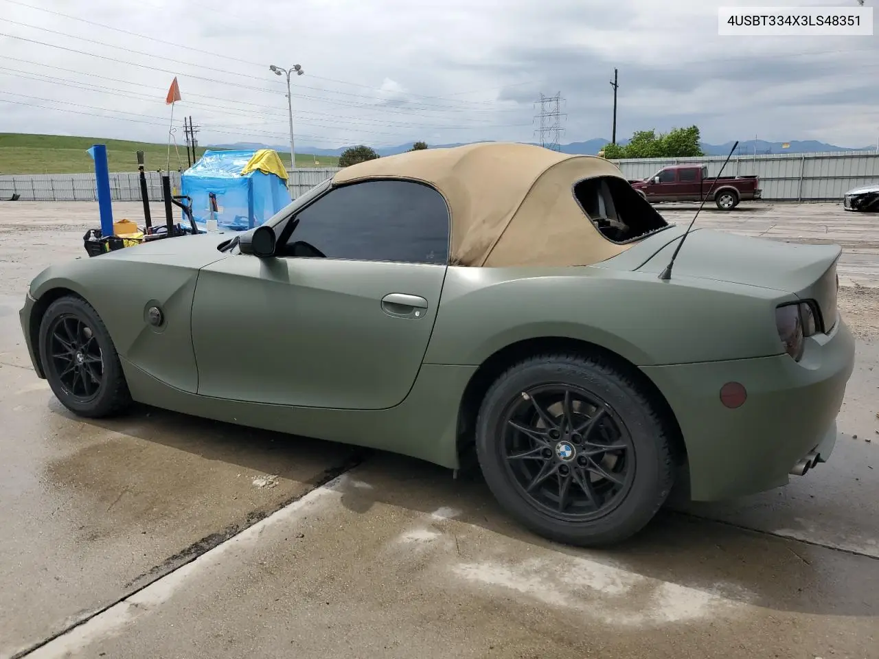 2003 BMW Z4 2.5 VIN: 4USBT334X3LS48351 Lot: 56222935