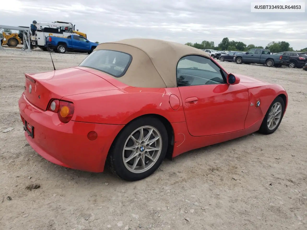 2003 BMW Z4 2.5 VIN: 4USBT33493LR64853 Lot: 57787435