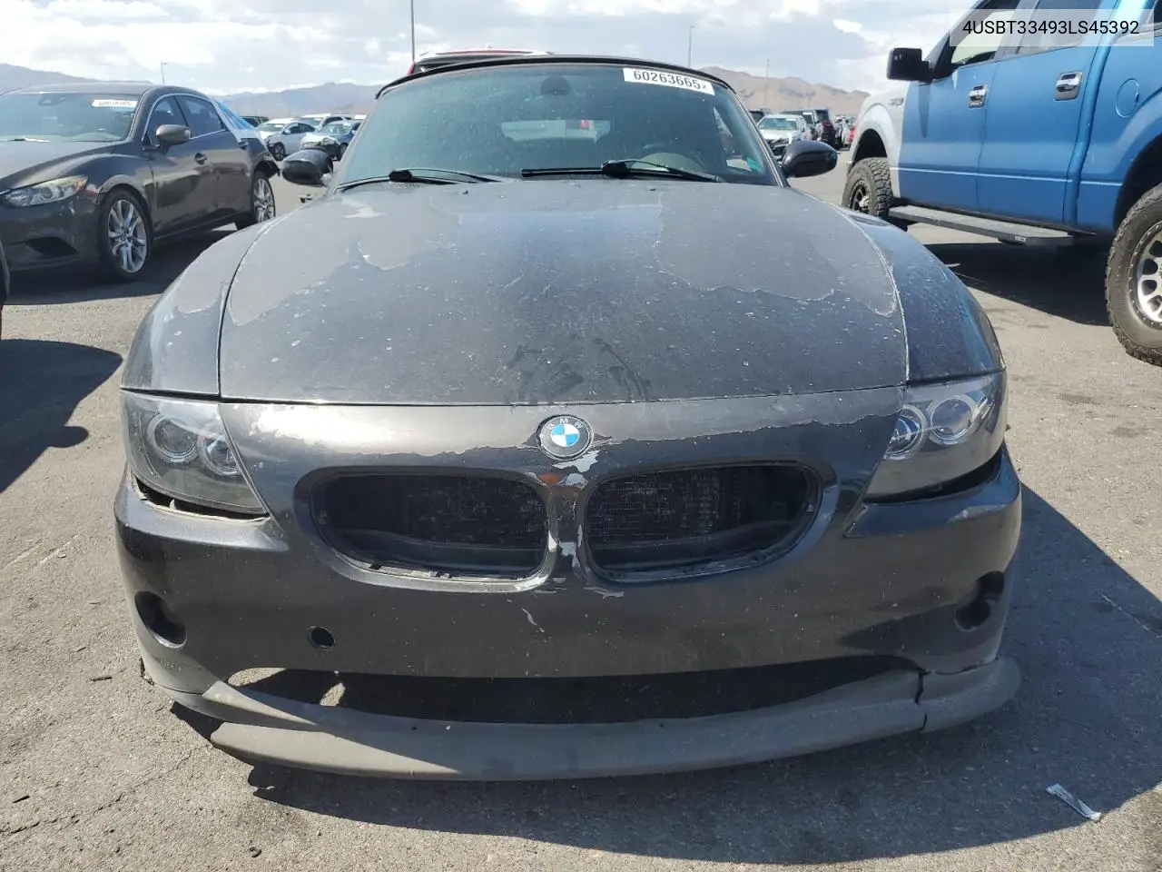 2003 BMW Z4 2.5 VIN: 4USBT33493LS45392 Lot: 60263665