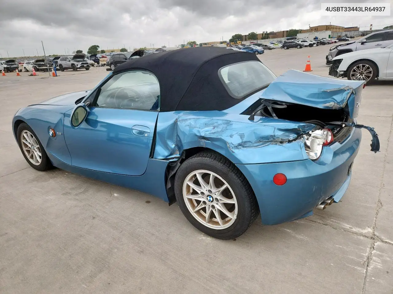 2003 BMW Z4 2.5 VIN: 4USBT33443LR64937 Lot: 60990285