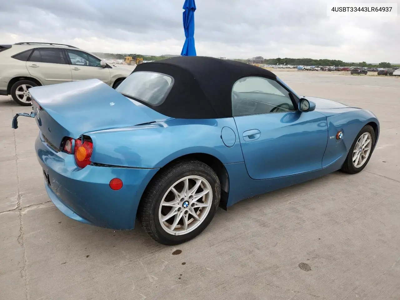 2003 BMW Z4 2.5 VIN: 4USBT33443LR64937 Lot: 60990285