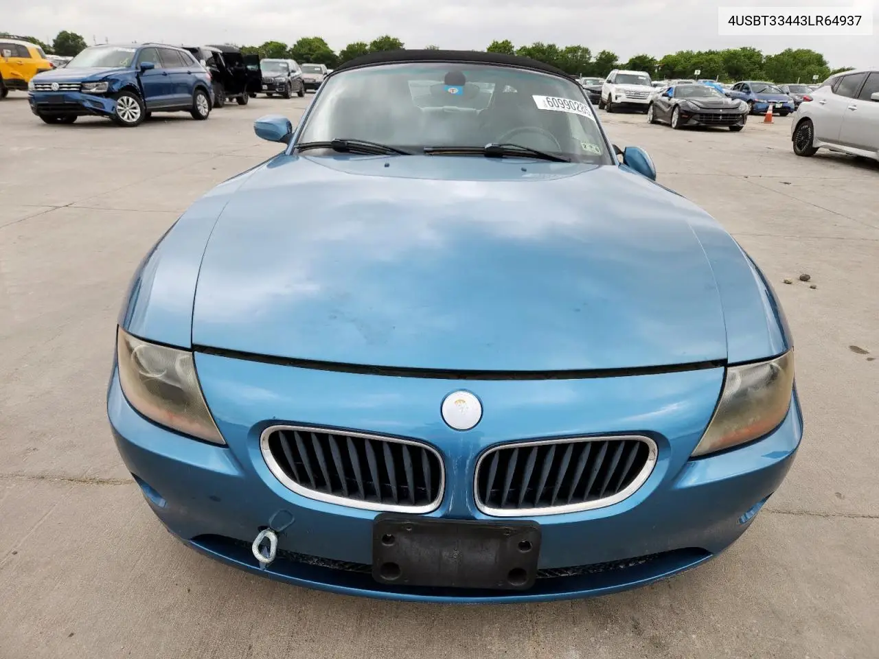 2003 BMW Z4 2.5 VIN: 4USBT33443LR64937 Lot: 60990285