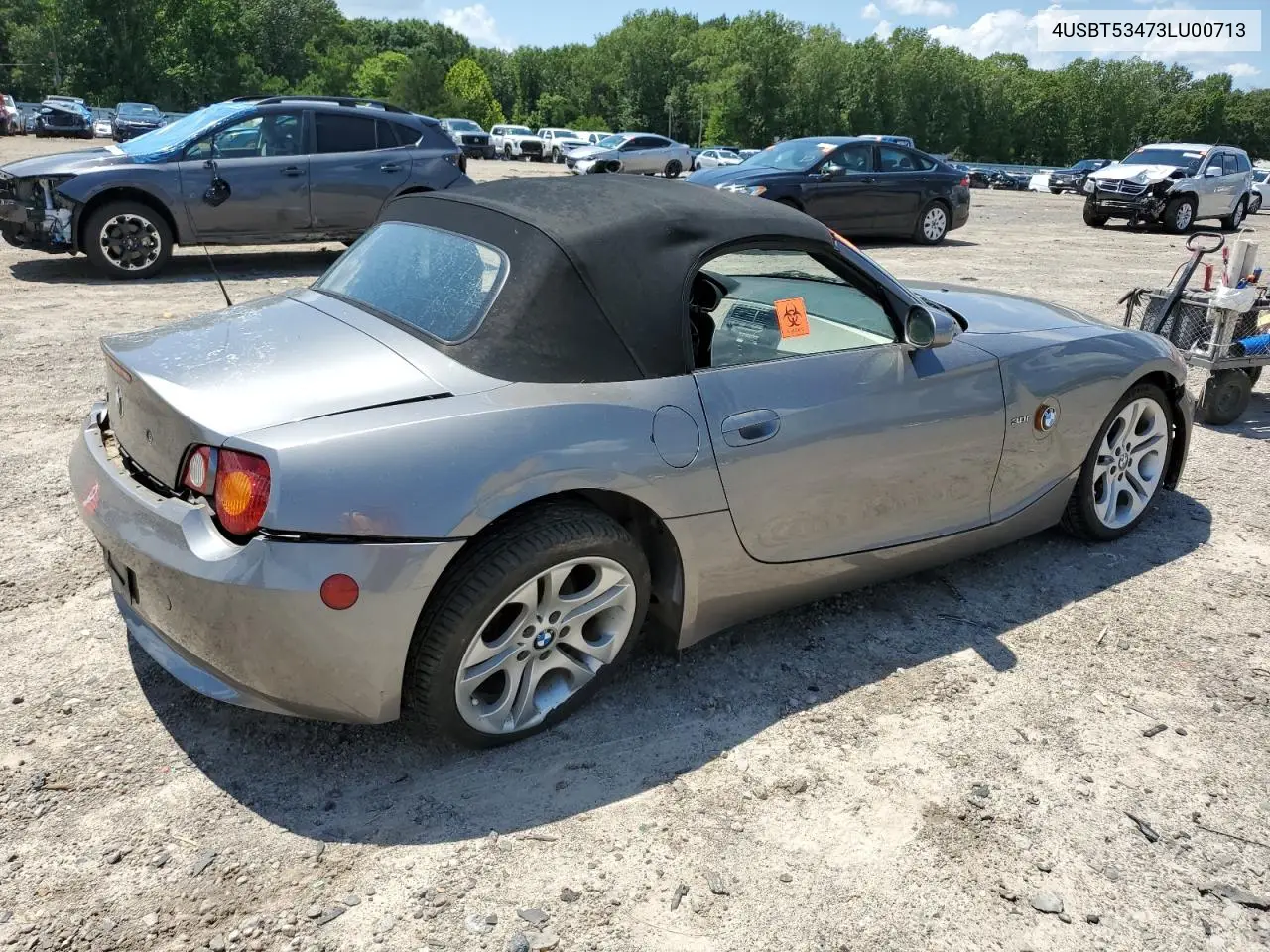 2003 BMW Z4 3.0 VIN: 4USBT53473LU00713 Lot: 61397145