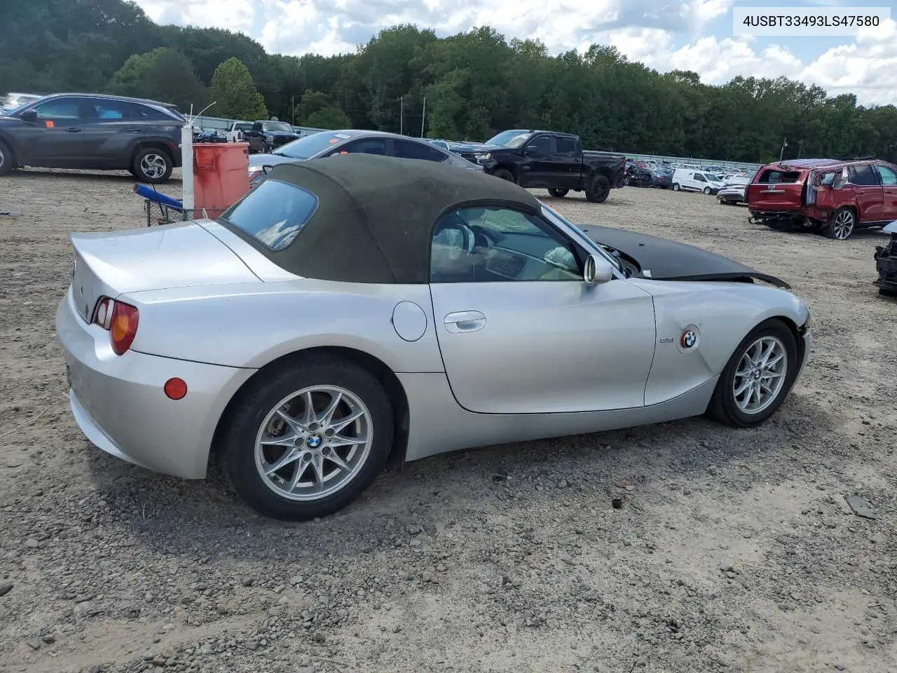 2003 BMW Z4 2.5 VIN: 4USBT33493LS47580 Lot: 62754925