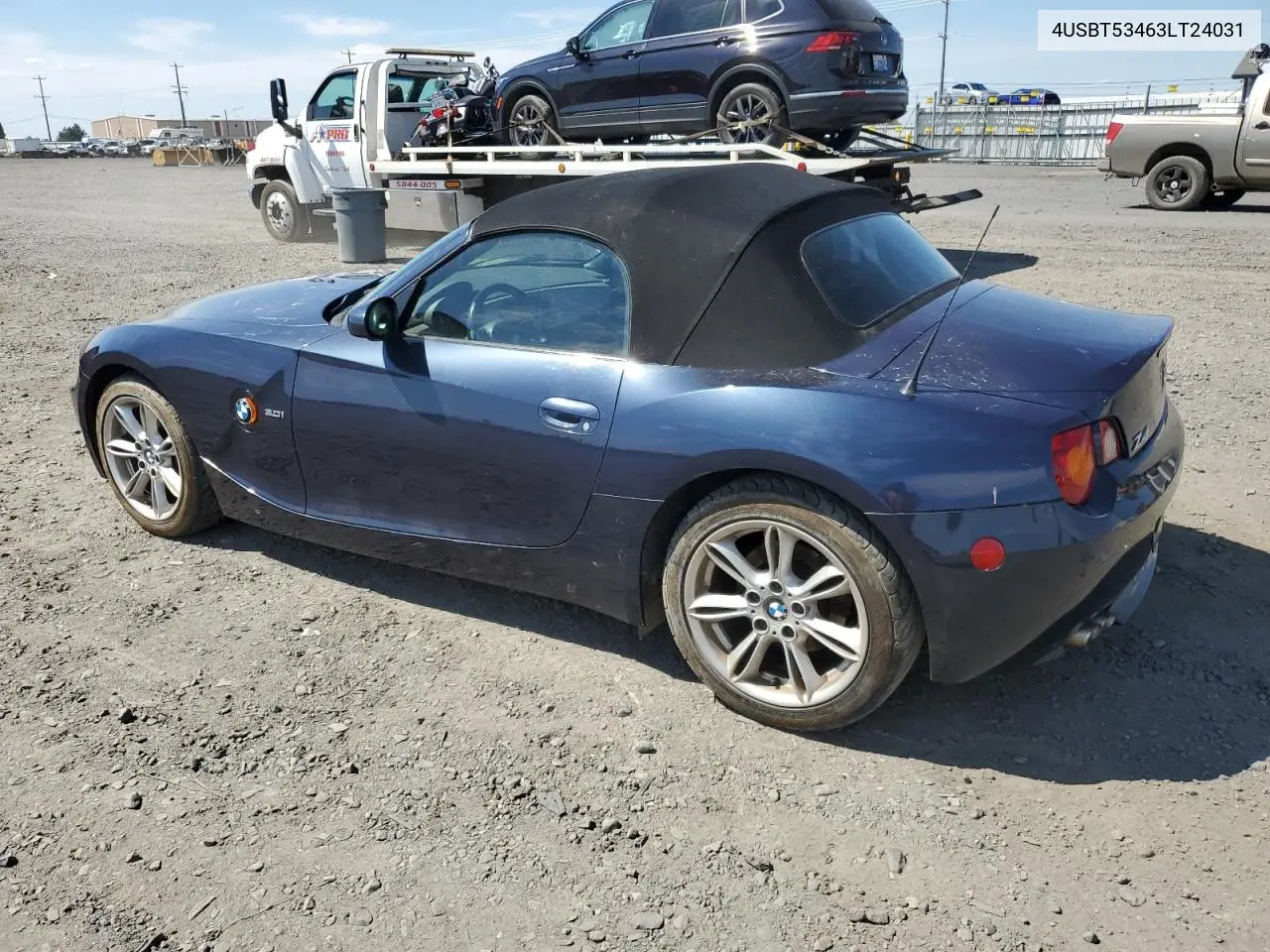 2003 BMW Z4 3.0 VIN: 4USBT53463LT24031 Lot: 63348645